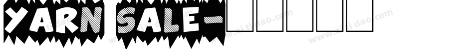 Yarn Sale字体转换